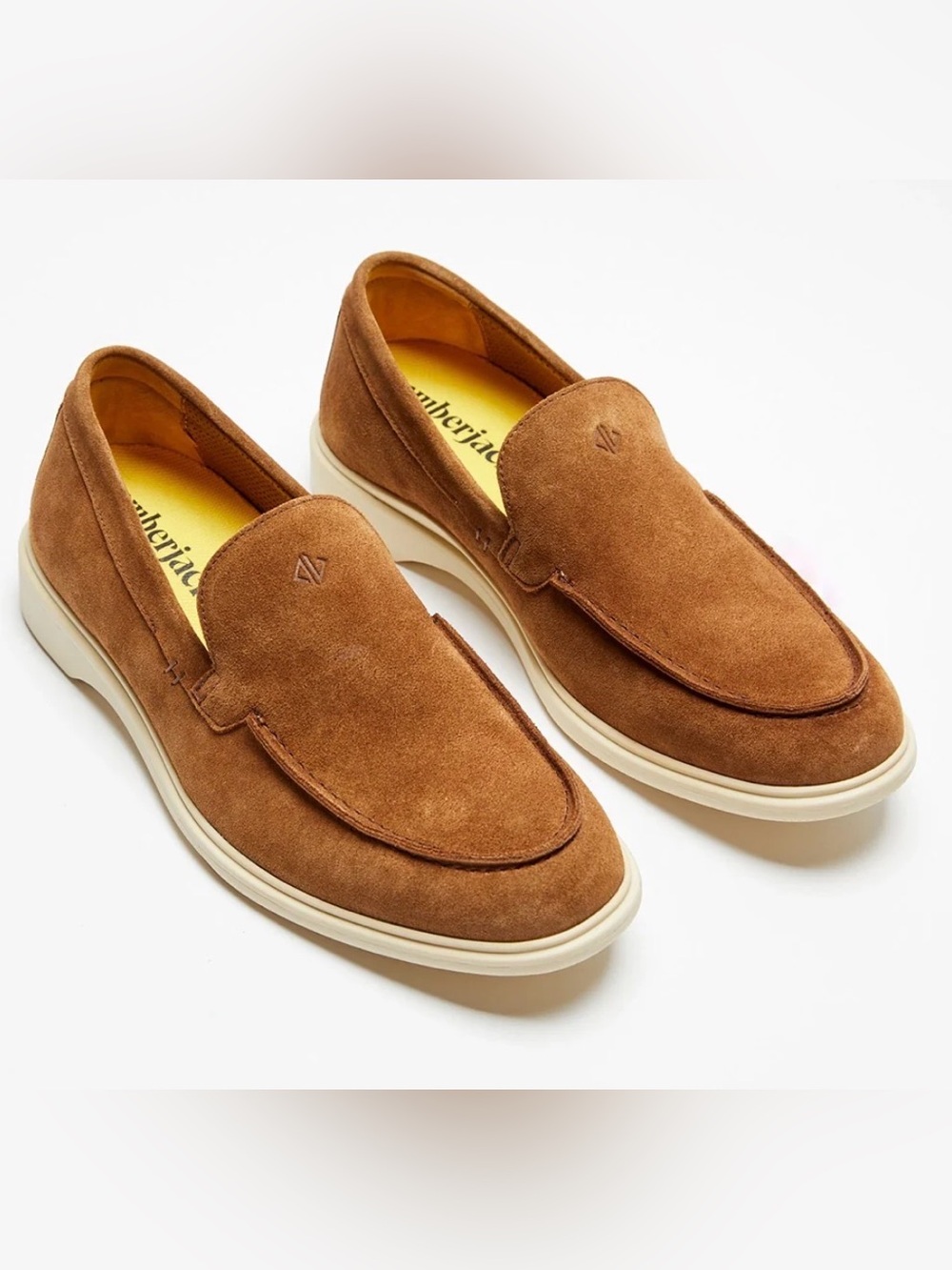 Amberjack The Loafer Grizzly Brown Suede Men's Size 14
